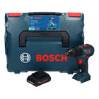 Bosch GSB 18V-55 Taladro percutor inalámbrico profesional 18 V 55 Nm sin escobillas + 1x batería ProCORE 4,0 Ah + L-Boxx - sin cargador