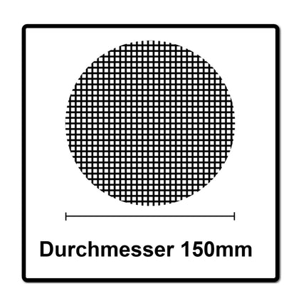 Mirka ABRANET Schleifscheiben Grip Set 150 mm P100 200 Stk. ( 4x 5424105010 ) - Toolbrothers