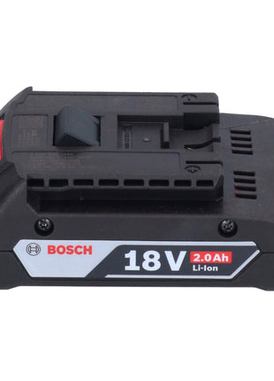 Bosch GWX 18V-10 Professional Akku Winkelschleifer 18 V 125 mm X-LOCK Brushless + 1x Akku 2,0 Ah + L-Boxx - ohne Ladegerät