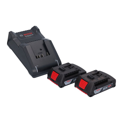 Bosch GWX 18V-10 Smerigliatrice angolare professionale a batteria 18 V 125 mm X-LOCK Brushless + 2x batteria ricaricabile 2,0 Ah + caricabatterie + L-Boxx