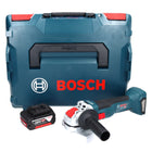 Bosch GWX 18V-10 Amoladora angular profesional sin cable 18 V 125 mm X-LOCK Brushless + 1x acumulador 5,0 Ah + L-Boxx - sin cargador