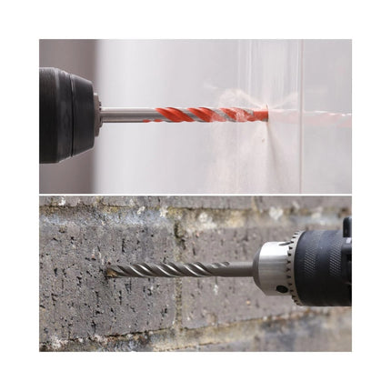 Set di punte per trapano e cacciavite WellCut da 51 pezzi in acciaio HSS, con portapunte magnetico e custodia portatile ( WC-DB51U )