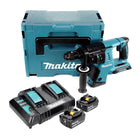 Makita DHR CTJ marteau perforateur à batterie 36 V (2x 18 V) 3,0 J SDS-plus + 2x batterie 5,0 Ah + double chargeur + Makpac