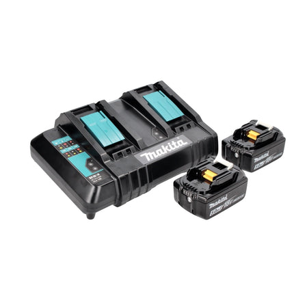 Makita DUP 361 CT Akku Rebschere Astschere 36 V ( 2x 18 V ) + 2x Akku 5,0 Ah + Doppelladegerät + Tasche