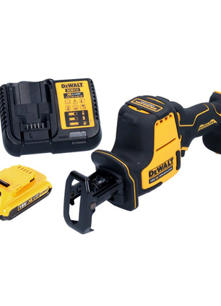 DeWalt DCS 369 D1 Akku Säbelsäge Reciprosäge 18 V Brushless + 1x Akku 2,0 Ah + Ladegerät