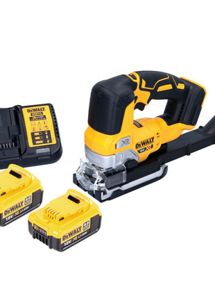 DeWalt DCS 334 M2 Akku Pendelhub Stichsäge 18 V Brushless + 2x Akku 4,0 Ah + Ladegerät - Toolbrothers