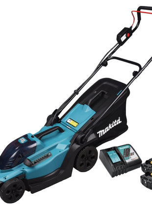 Makita DLM 330 RT2 Akku Rasenmäher 18 V 33 cm 30 l + 2x Akku 5,0 Ah + Ladegerät - Toolbrothers