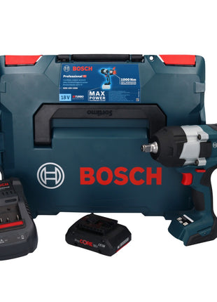 Bosch GDS 18V-1000 Professional Akku Drehschlagschrauber 18 V 1000 Nm BITURBO Brushless + 1x ProCORE Akku 4,0 Ah + Ladegerät + L-Boxx - Toolbrothers