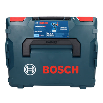 Bosch GDS 18V-1000 Professional Akku Drehschlagschrauber 18 V 1000 Nm BITURBO Brushless + 1x ProCORE Akku 8,0 Ah + Ladegerät + L-Boxx