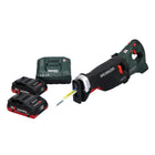 Metabo SSEP 18 LTX BL MVT Akku Säbelsäge 18 V Brushless + 2x Akku 4,0 Ah + Ladegerät