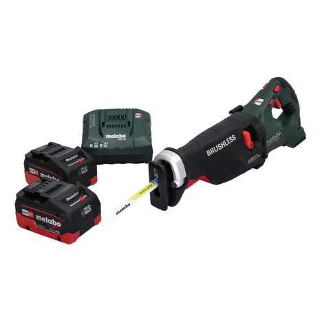 Metabo SSEP 18 LTX BL MVT Akku Säbelsäge 18 V Brushless + 2x Akku 5,5 Ah + Ladegerät