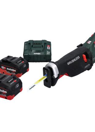 Metabo SSEP 18 LTX BL MVT Akku Säbelsäge 18 V Brushless + 2x Akku 8,0 Ah + Ladegerät