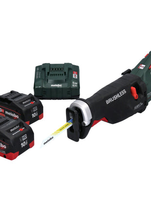 Metabo SSEP 18 LTX BL MVT Akku Säbelsäge 18 V Brushless + 2x Akku 10,0 Ah + Ladegerät