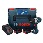 Bosch GDS 18V-1000 C Professional Akku Drehschlagschrauber 18 V 1000 Nm BITURBO Brushless + 2x ProCORE Akku 8,0 Ah + Ladegerät + GCY 42 Bluetooth Modul + L-Boxx ( 06019J8002 )