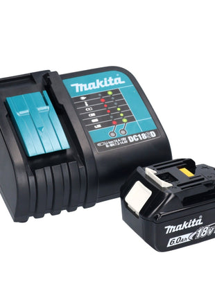 Makita DTD 152 SGX5 Akku Schlagschrauber 18 V 165 Nm + 1x Akku 6,0 Ah + Ladegerät + 101 tlg. Zubehör Set + Koffer