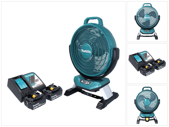Makita DCF 301 RM Akku Ventilator Luefter 18 V 33 cm 2x Akku 4 0 Ah Ladegeraet 0 - toolbrothers