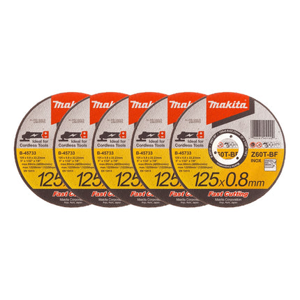 Makita DGA 504 RFJ 18 V Smerigliatrice angolare brushless a batteria 125 mm in valigetta Makpac + 2x Batterie 3,0 Ah + Caricatore