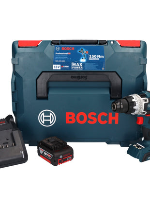 Bosch GSR 18V-150 C Professional Akku Bohrschrauber 18 V 150 Nm Biturbo Brushless + 1x Akku 5,0 Ah + Ladegerät + L-Boxx - Toolbrothers