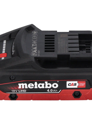 Marteau perforateur sans fil Metabo KH 18 LTX BL 28 Q 18 V 3 J SDS plus brushless + 1x batterie 4,0 Ah + metaBOX - sans chargeur