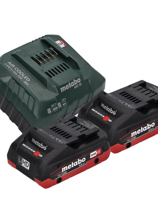 Metabo KH 18 LTX BL 28 Q Akku Bohrhammer 18 V 3 J SDS plus Brushless + 2x Akku 4,0 Ah + Ladegerät + metaBOX