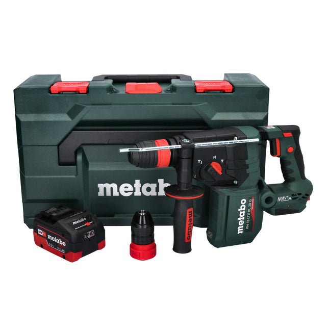 Metabo KH 18 LTX BL 28 Q cordless hammer drill 18 V 3 J SDS plus Brushless + 1x rechargeable battery 5.5 Ah + metaBOX - without charger