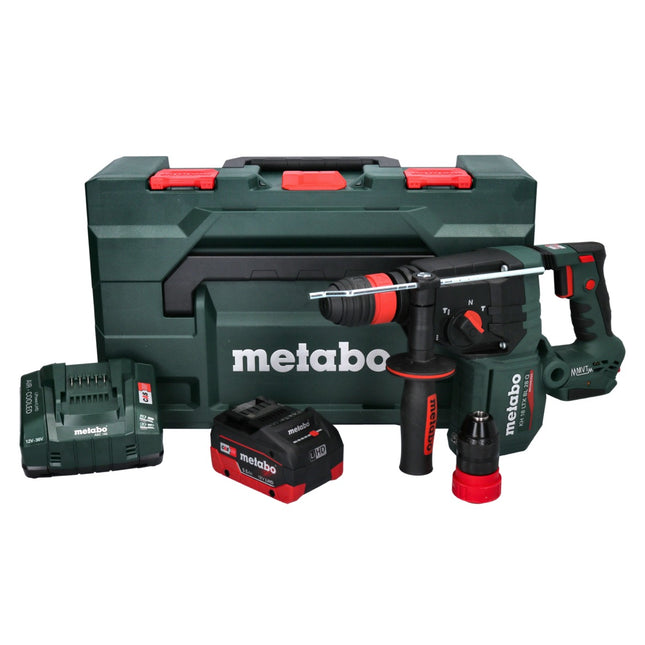 Metabo KH 18 LTX BL 28 Q cordless hammer drill 18 V 3 J SDS plus Brushless + 1x rechargeable battery 5.5 Ah + charger + metaBOX