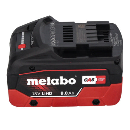 Metabo KH 18 LTX BL 28 Q cordless hammer drill 18 V 3 J SDS plus Brushless + 1x battery 8,0 Ah + metaBOX - without charger