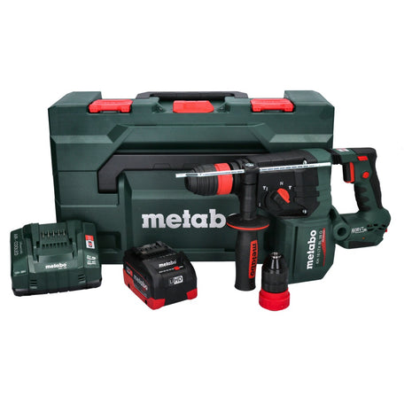 Metabo KH 18 LTX BL 28 Q Akumulatorowa wiertarko-wkrętarka udarowa 18 V 3 J SDS plus Brushless + 1x akumulator 8,0 Ah + ładowarka + metaBOX