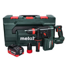 Metabo KH 18 LTX BL 28 Q Trapano a percussione a batteria 18 V 3 J SDS plus Brushless + 1x batteria 10,0 Ah + metaBOX - senza caricabatteria