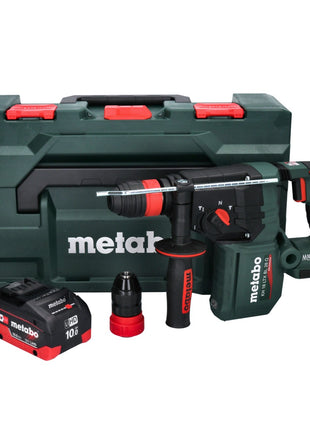 Metabo KH 18 LTX BL 28 Q Akku Bohrhammer 18 V 3 J SDS plus Brushless + 1x Akku 10,0 Ah + metaBOX - ohne Ladegerät