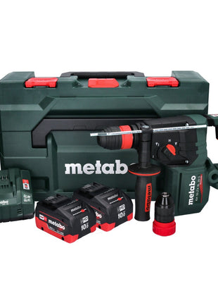 Metabo KH 18 LTX BL 28 Q Akku Bohrhammer 18 V 3 J SDS plus Brushless + 2x Akku 10,0 Ah + Ladegerät + metaBOX