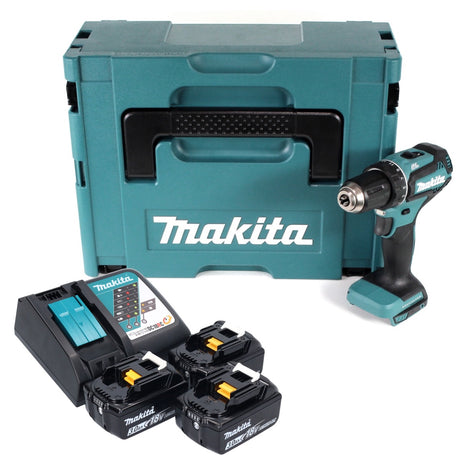 Makita DDF 485 RF3J  Akku Bohrschrauber 18 V 50 Nm Brushless + 3x Akku 3,0 Ah + Ladegerät + Makpac - Toolbrothers