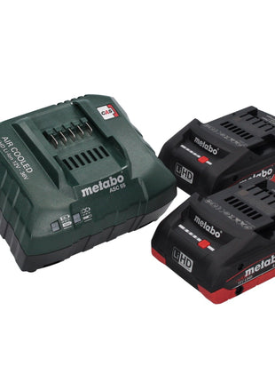 Clé à chocs sans fil Metabo SSD 18 LTX 200 BL 18 V 200 Nm 1/4" brushless (602396800) + 2x batterie 4,0 Ah + chargeur + métaBOX