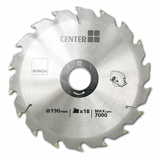 Center Kreissägeblatt N30634 190 x 30 x 2,6 mm - Toolbrothers