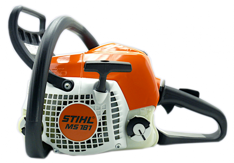 Stihl MS181 chainsaw — illustrative product photo