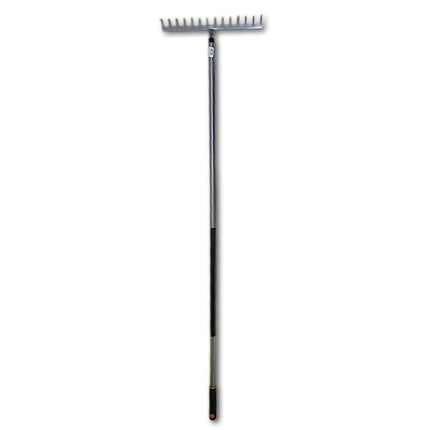 Fiskars ErgonomicTM Rechen Aluminium Stiel Silber Gardenwerkzeug Zubehor 135510 - Toolbrothers