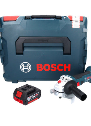 Bosch GWS 18V-7 Professional Akku Winkelschleifer 18 V 125 mm 22,23 mm Brushless + 1x Akku 5,0 Ah + L-Boxx - ohne Ladegerät