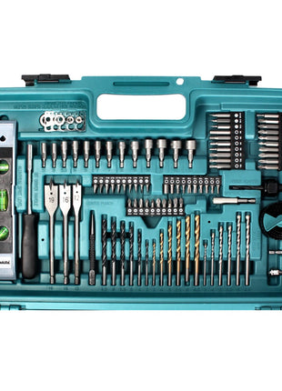 Makita DHP 456 SF2X5 perceuse à percussion sans fil 18 V 50 Nm + 2 batteries 3,0 Ah + chargeur + jeu d'accessoires 101 pièces + mallette