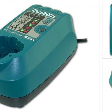 Makita DA 331 DWJ 10,8 V Li-ion Akku-Winkelbohrmaschine im MAKPAC inkl. 2x BL 1013 Akkus + DC10WA Ladegerät - Toolbrothers