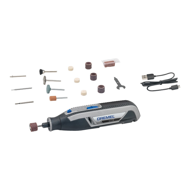 Dremel Lite 7760 15 Akku Multifunktionswerkzeug 3 6 V F0137760JA 15 tlg Zubehoerset Ladekabel 0 - toolbrothers