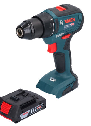 Bosch GSR 18V-55 Taladro atornillador inalámbrico profesional 18 V 55 Nm sin escobillas + 1x batería 2,0 Ah - sin cargador