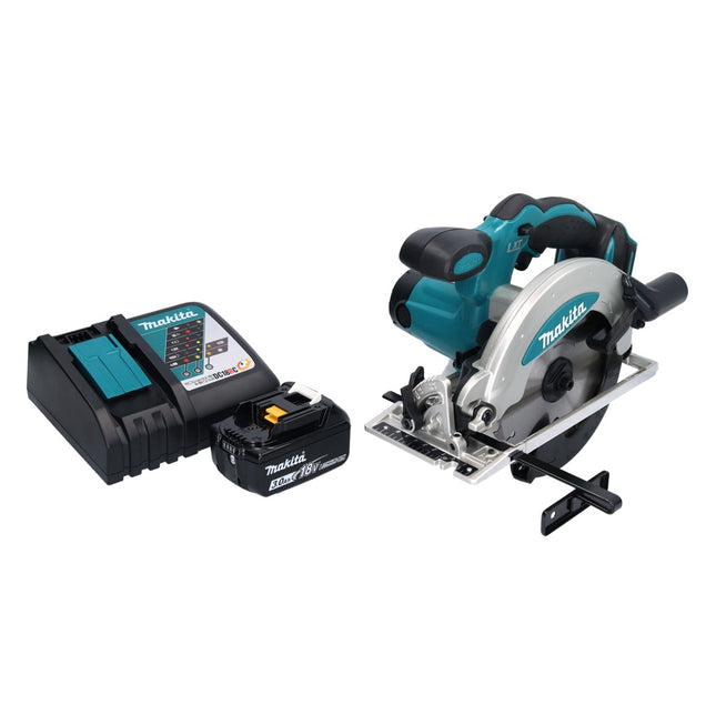 Sierra circular manual sin cable Makita DSS 610 RF1 18 V 165 mm + 1x batería 3,0 Ah + cargador