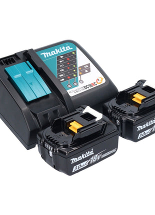 Scie circulaire sans fil Makita DSS 610 RF 18 V 165 mm + 2x batteries 3,0 Ah + chargeur