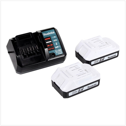 Makita DF 457 DWE 10 Cordless Drill Driver 42Nm G Series 18V + 2x Batteries 1.5Ah + Charger + Case + Set of 101 Drill Bits