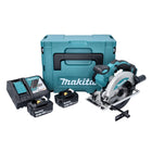 Sierra circular a batería Makita DSS 610 RFJ 18 V 165 mm + 2x baterías 3,0 Ah + cargador + Makpac