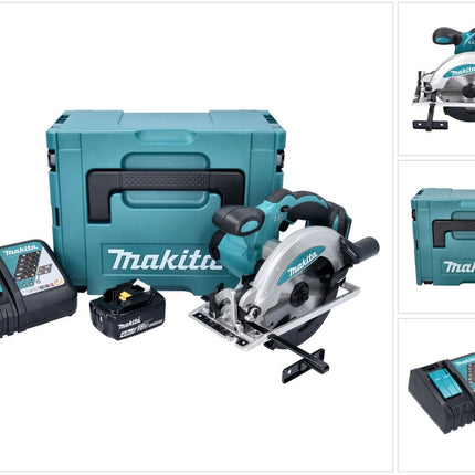 Makita DSS 610 RM1J scie circulaire sans fil 18 V 165 mm + 1x batterie 4,0 Ah + chargeur + makpac