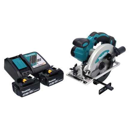 Makita DSS 610 RM sierra circular sin cable 18 V 165 mm + 2x batería 4,0 Ah + cargador