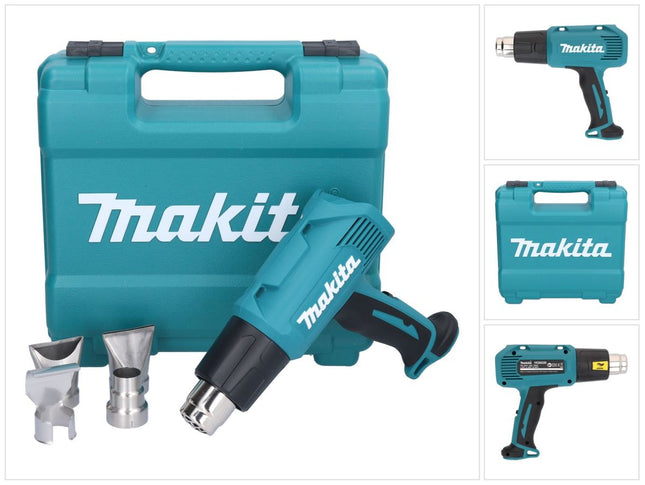 Makita HG 6030 K Pistolet na gorące powietrze 1800 W 50 - 600 °C + 4x dysza + walizka