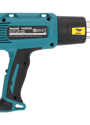 Pistolet à air chaud Makita HG 6030 K 1800 W 50 - 600 °C + 4x buses + mallette