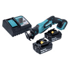Makita DJR 185 RG cordless reciprocating saw 18 V + 2x rechargeable battery 6.0 Ah + charger